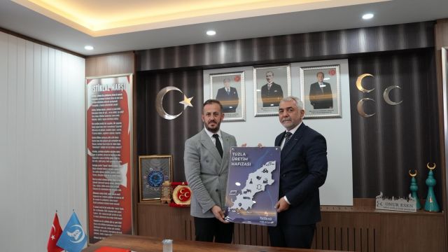 DERNEĞİMİZDEN MHP İLÇE BAŞKANI ONUR ESEN'E ZİYARET — fotoğraf 2