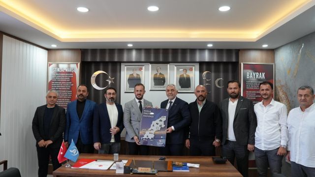 DERNEĞİMİZDEN MHP İLÇE BAŞKANI ONUR ESEN'E ZİYARET — fotoğraf 1