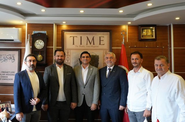DERNEĞİMİZDEN YENİ PARTİ İLÇE BAŞKANI BÜLENT AKKÖSE'YE ZİYARET — fotoğraf 1